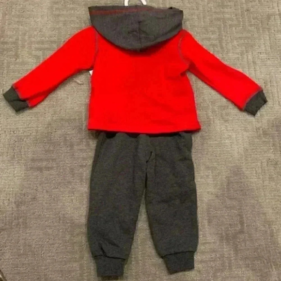 Baby Esssentials Waffle Knit & Fleece 2 Piece Set - Picture 2 of 3